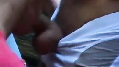 Teen Fucked Raw by Two Guys - Action Bareback Cum Shots