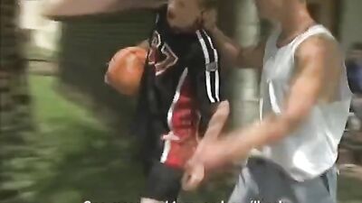 Basket Ball Threesome: Blond Boys in Action!