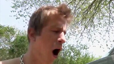 Bareback Action: Ready for More Public Outdoor Sex