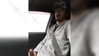 Asian Passengers Wild Ride: Unleashing His Dick on Public Transport!