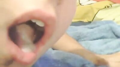 Young Smooth Boy Swallows Cum - The Ultimate Cum Shot Experience!