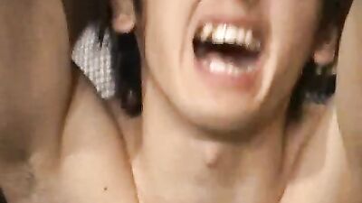 Young studs fulfill their desires in steamy group sex scene!