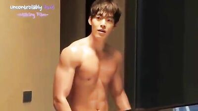 Asian Muscle Boys Obsession with Kpop Star Woo Bins Shirtless Body!