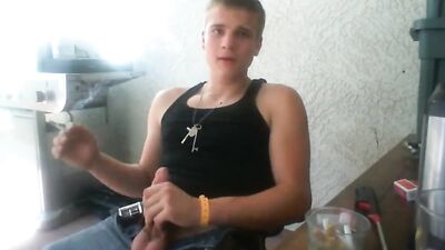 Gang Bang on Backyard Patio - Cock-Sucking & Anal Fucking