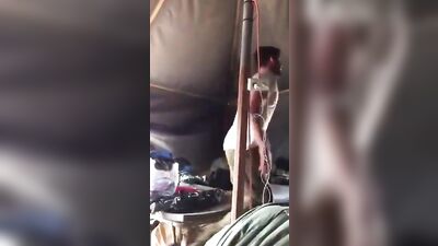Pole Dancing IDF Soldier Exposed: Amateur Fun in Public!