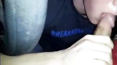 Blond Twinks Oral Adventure: Blue-Eyed Cutie Gives Head In a Car